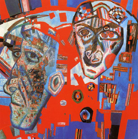 Павел Филонов. Две головы