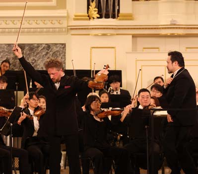 На концертах РНО