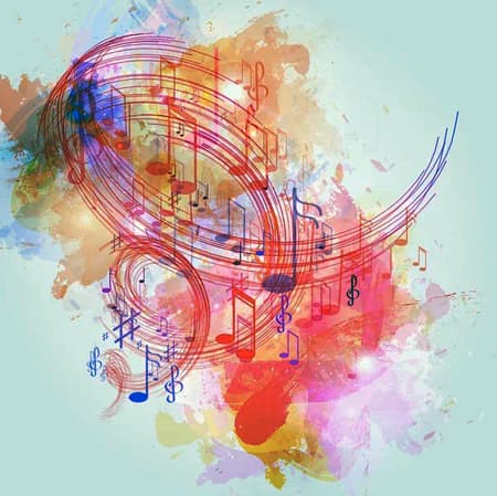 Музыкальный гранж (https://ru.depositphotos.com/)